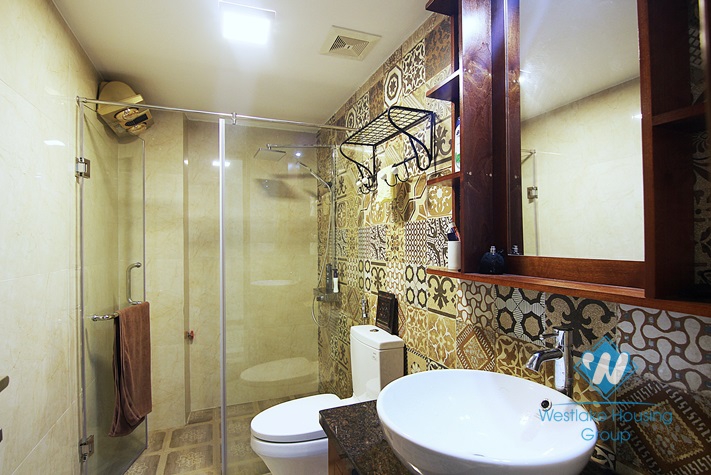 Brand-new 4 bedrooms house for rent in Au Co st, Tay Ho district.